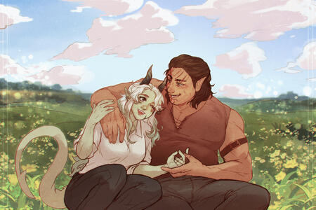 A Magi Birthday Art : Kala & Halsin